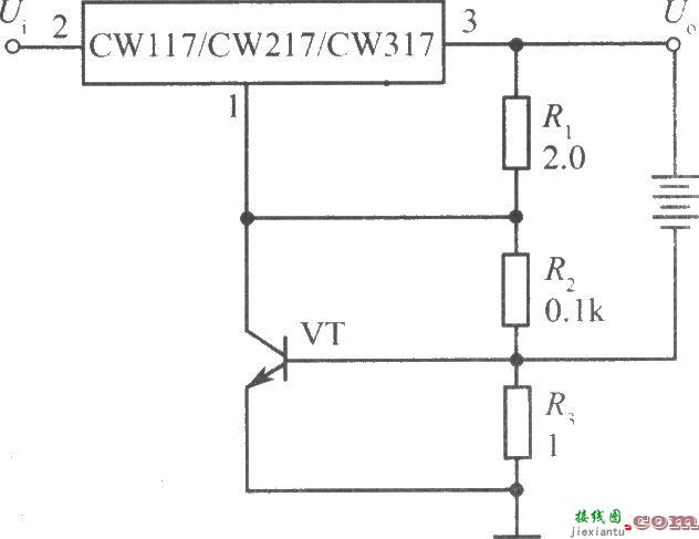 CW117／CW217／CW317构成的具有限流保护的充电器  第1张