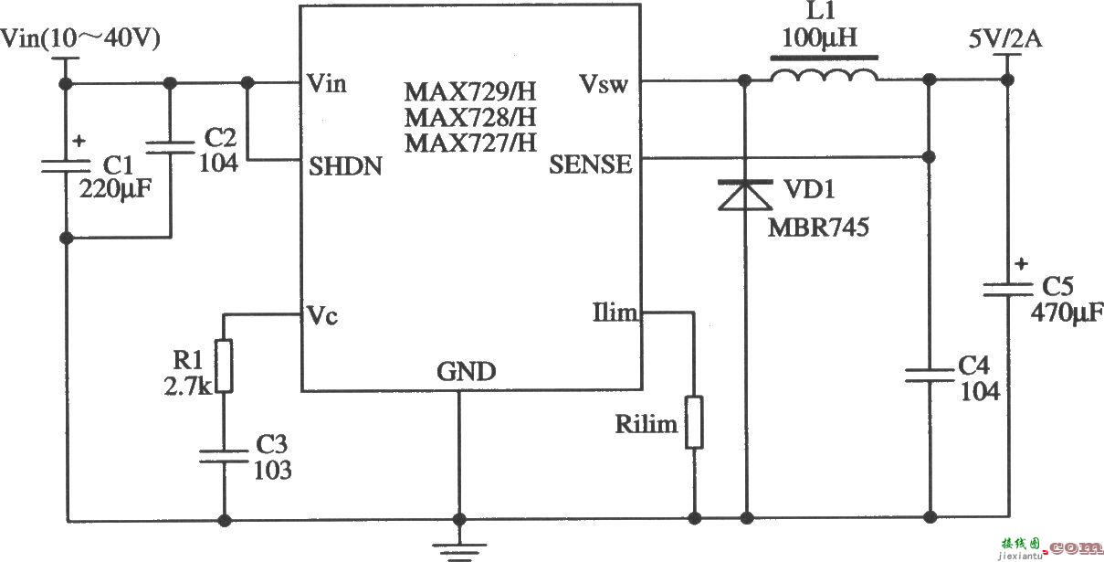 MAX727／MAX728／MAX729的多功能应用电路  第1张