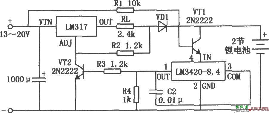 LM3420-8.4构成的锂电池快速充电器  第1张