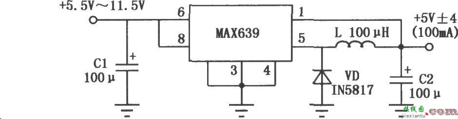 MAX639多功能开关集成稳压器  第1张