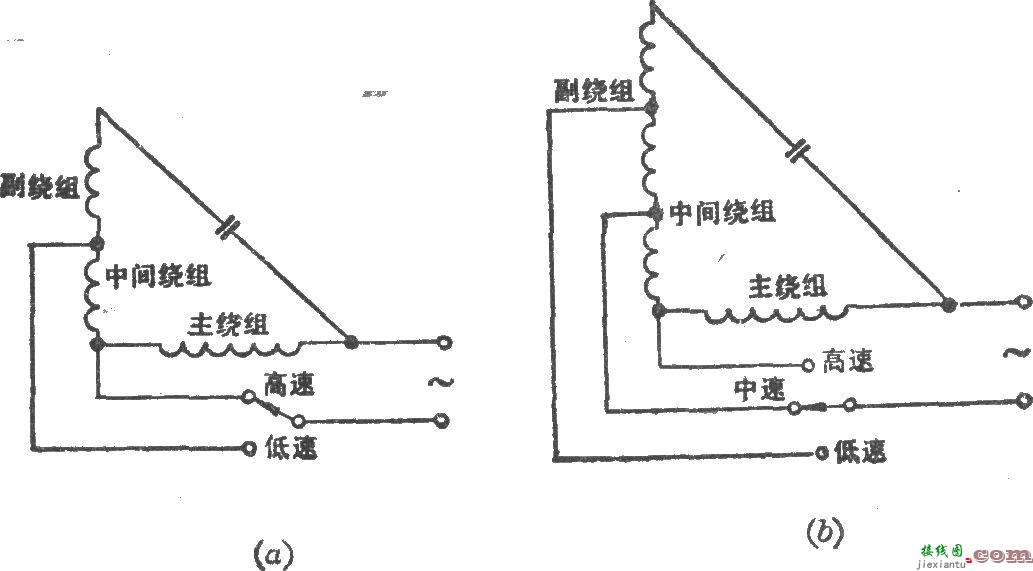 绕组抽头调速电路(L2型)  第1张