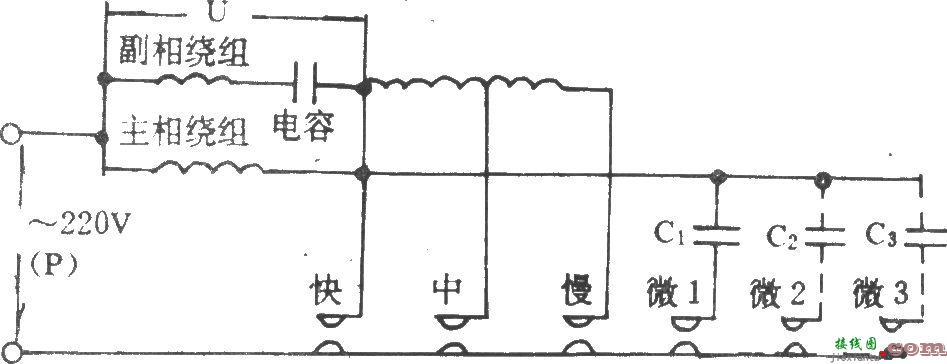 电风扇用电容增加微风档  第1张