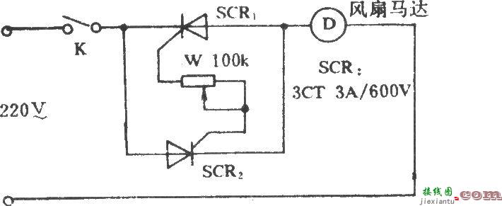 电风扇简易无级调速电路  第1张