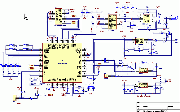 ATMEL AT89C51SND1 MP3原理图  第1张