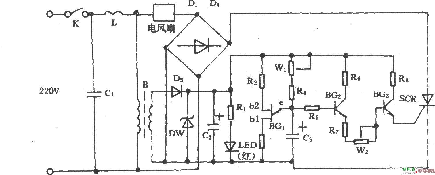 电风扇模拟自然风电路(八)  第1张