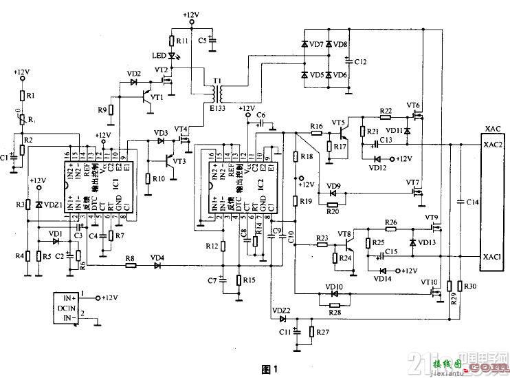 一款常见车载逆变器工作原理及电路图  第1张