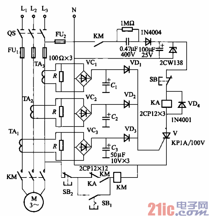 晶闸管过电流保护电路  第1张