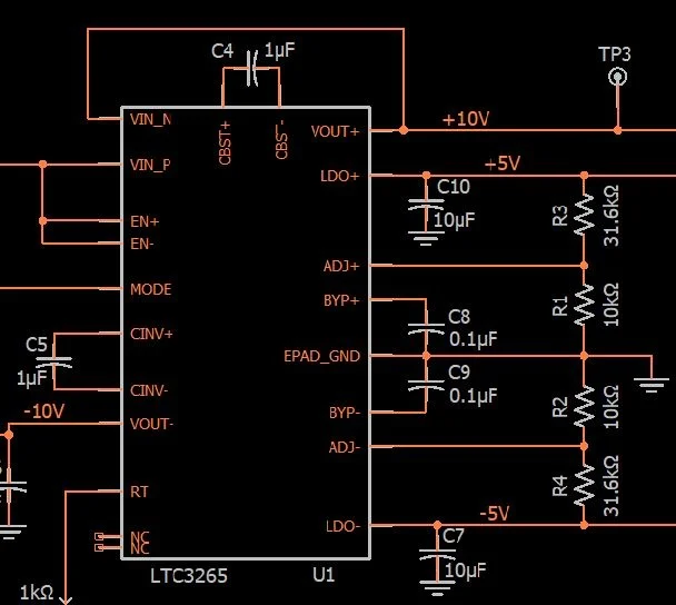 ±5 V 无电感电源的原理图设计  第2张