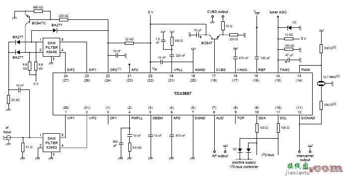 TDA9887 I2C 总线控制的 IF  第1张