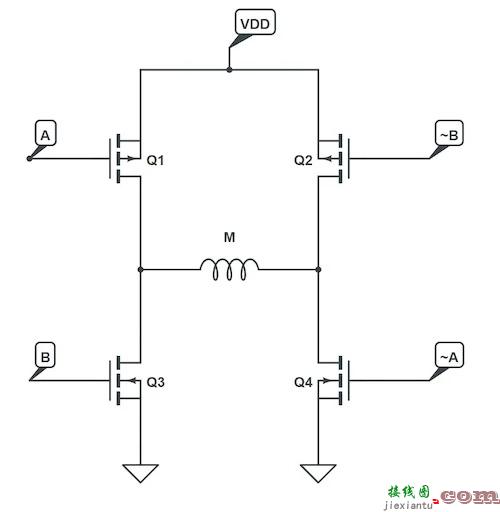 使用互补 PWM、击穿和死区时间的 H 桥直流电机控制  第3张