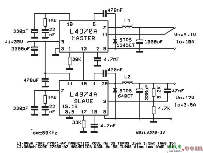 大电流电源使用L4970A L4974A 5  第1张