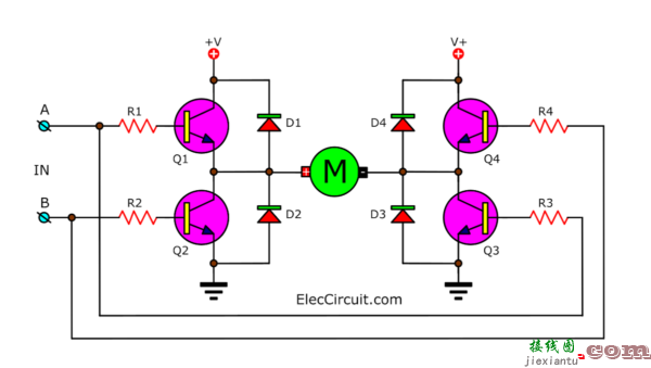 桥式晶体管 电机驱动器  第1张