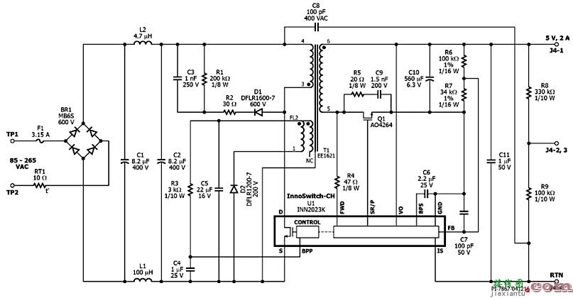 10 W CV/CC 单面 USB 充电器  第3张