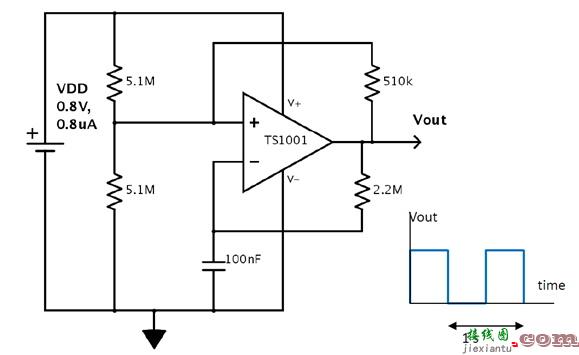 TS1001 – 0.8/0.6μA 运算放大器  第1张