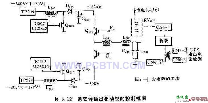 逆变器输出驱动级控制电路框图  第1张