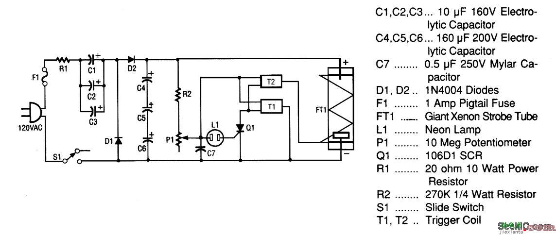 闪光灯电路  第1张