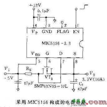 利用MIC5156或MIC5158构成的电源电路  第1张