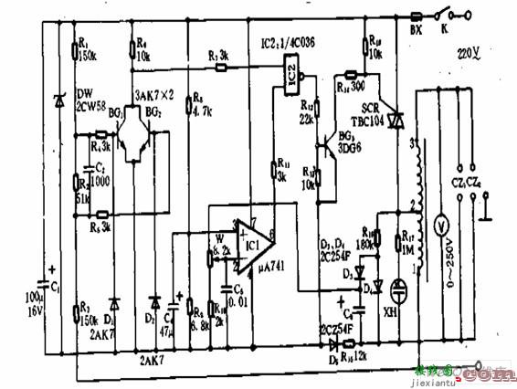 零触发交流稳压电源电路  第1张