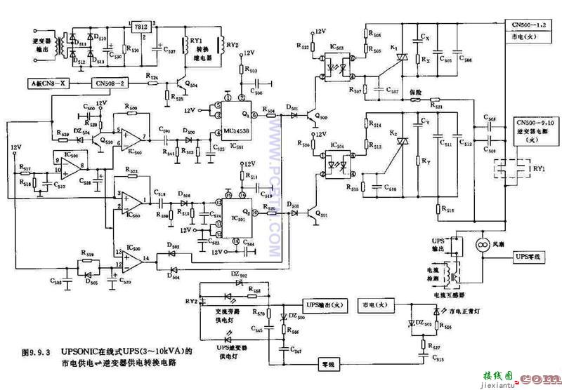 UPSONIC在线式UPS的市电电路  第1张