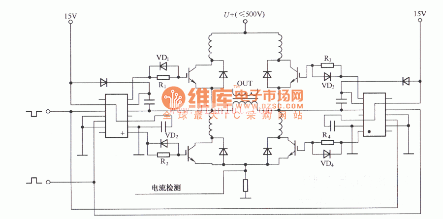 由IR2110构成的全桥变换器电路  第1张