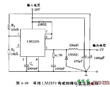 LM2579构成的升降压稳压器及变换器电路图  第2张