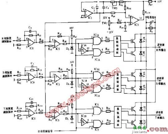 基于采用IGBT驱动的大型UPS电源逆变器驱动电路图  第1张