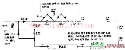 激光电源的峰值电压为10kV的启动电路  第1张