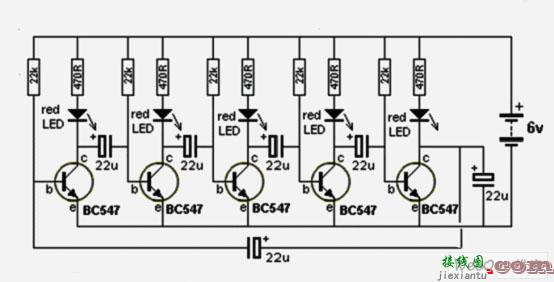 LED跑马灯电路图  第1张