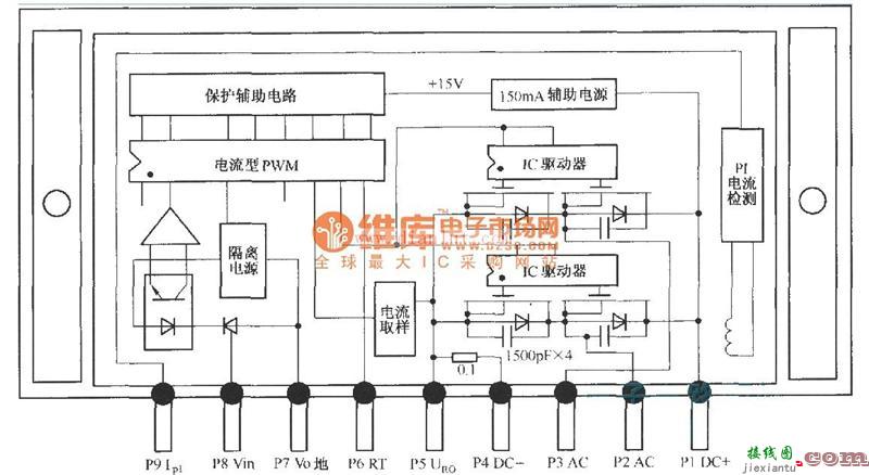 介绍IPM智能功率模块的内部原理图电路  第1张