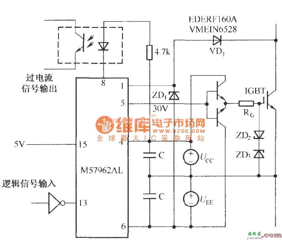 M57962AL典型应用电路图  第1张