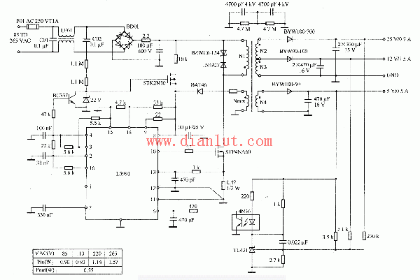 使用L5991的40W喷墨打印机的电源电路  第1张