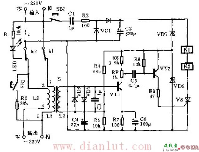 家用电器漏电和触电保护器电路原理  第1张