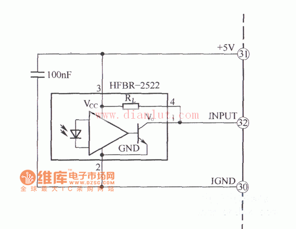  采用IGBT电路设计光纤接收器布线图 第1张