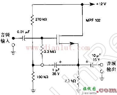 30MJFET源极跟随器电路的应用  第1张