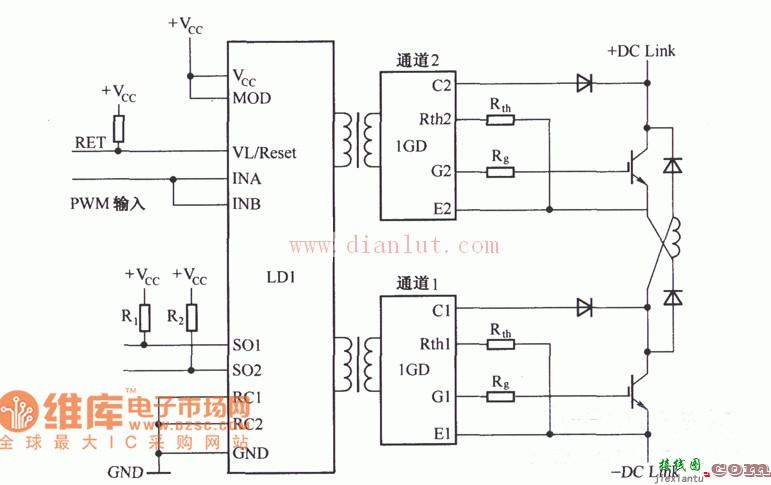 SCALE驱动器电路原理图  第1张