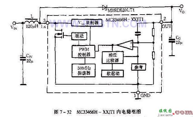 MC33466内部电路框图及其工作原理  第1张