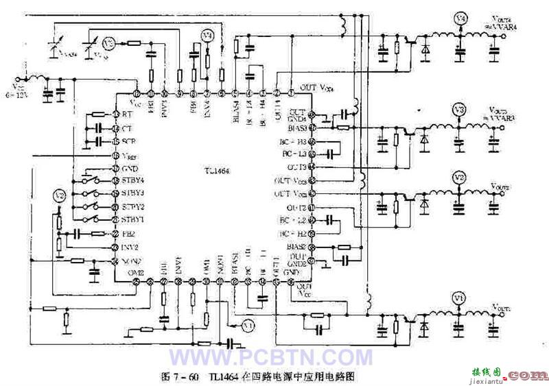 TL1464在四路电源中的应用  第1张