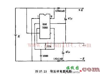 采用555的倍压双电源电路  第1张