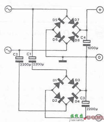 双对称电源电路图  第1张