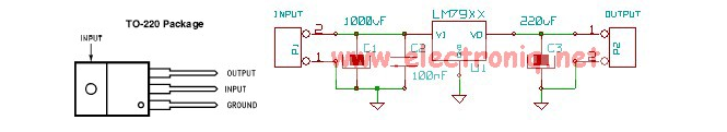 LM79xx 3 端子稳压器电源  第1张