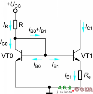 三极管镜像恒流源电路分析  第3张