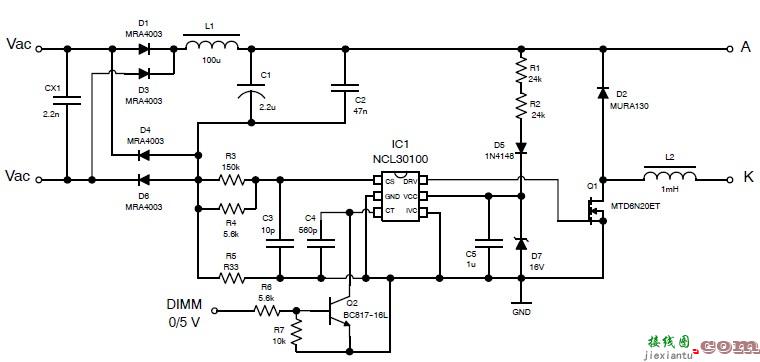 NCL30100 115 Vac 转换器  第1张