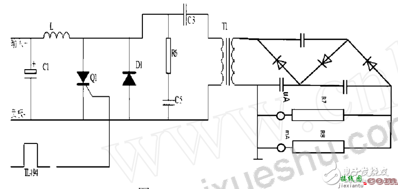 基于LM358的25kV高压电源可控硅一继电器过压保护整体电路  第1张