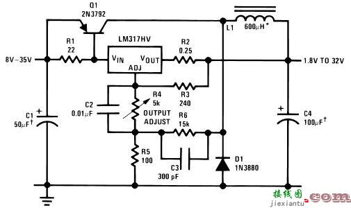 使用LM317的可变开关电源  第1张