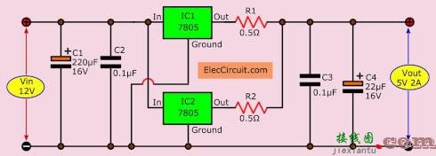 12V 至 5V 转换器 1.5A 输出  第1张