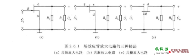 场效应管放大电路的三种接法  第1张