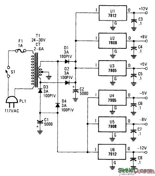 多电压电源电路
  第1张