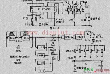 万用表-相位测试仪电路原理  第1张