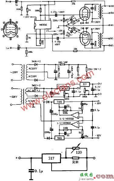 电子管基于NE5532的功放电路  第1张