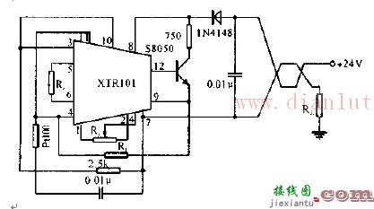 新型高温度变送器电路  第1张